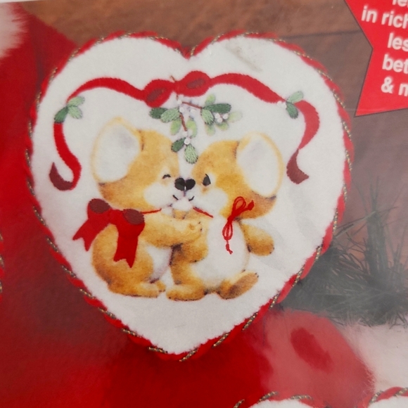 Sweetheart Ornaments Sunset Felt Applique Kit. Embroidery /glue (4 set) New. - Picture 5 of 14